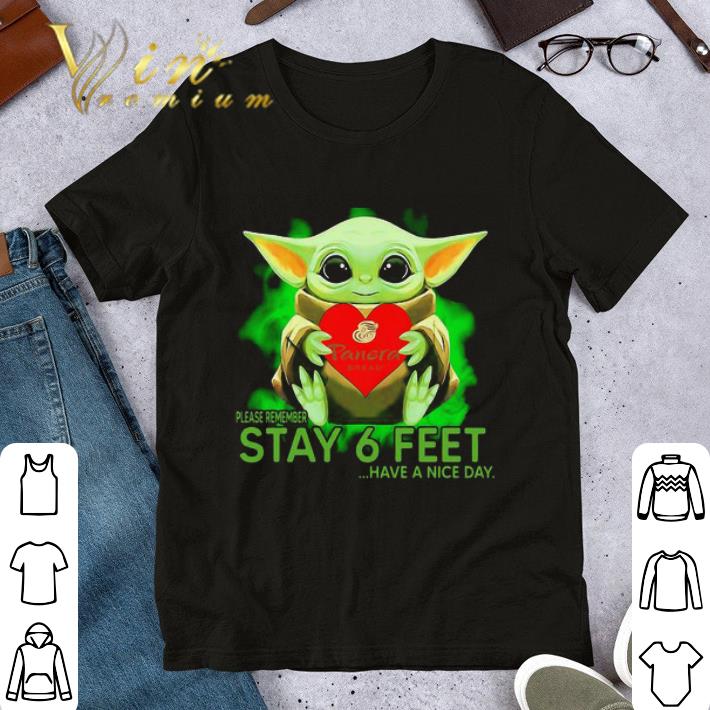 Baby Yoda hug Papa John's Pizza please remember stay 6 feet Coronavirus shirt 7