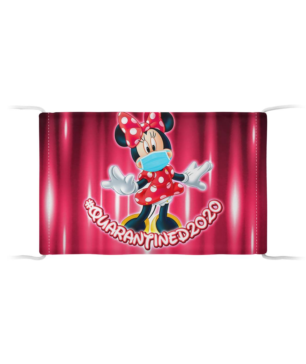 Minnie mouse quarantined 2020 Coronavirus face mask with filter 6