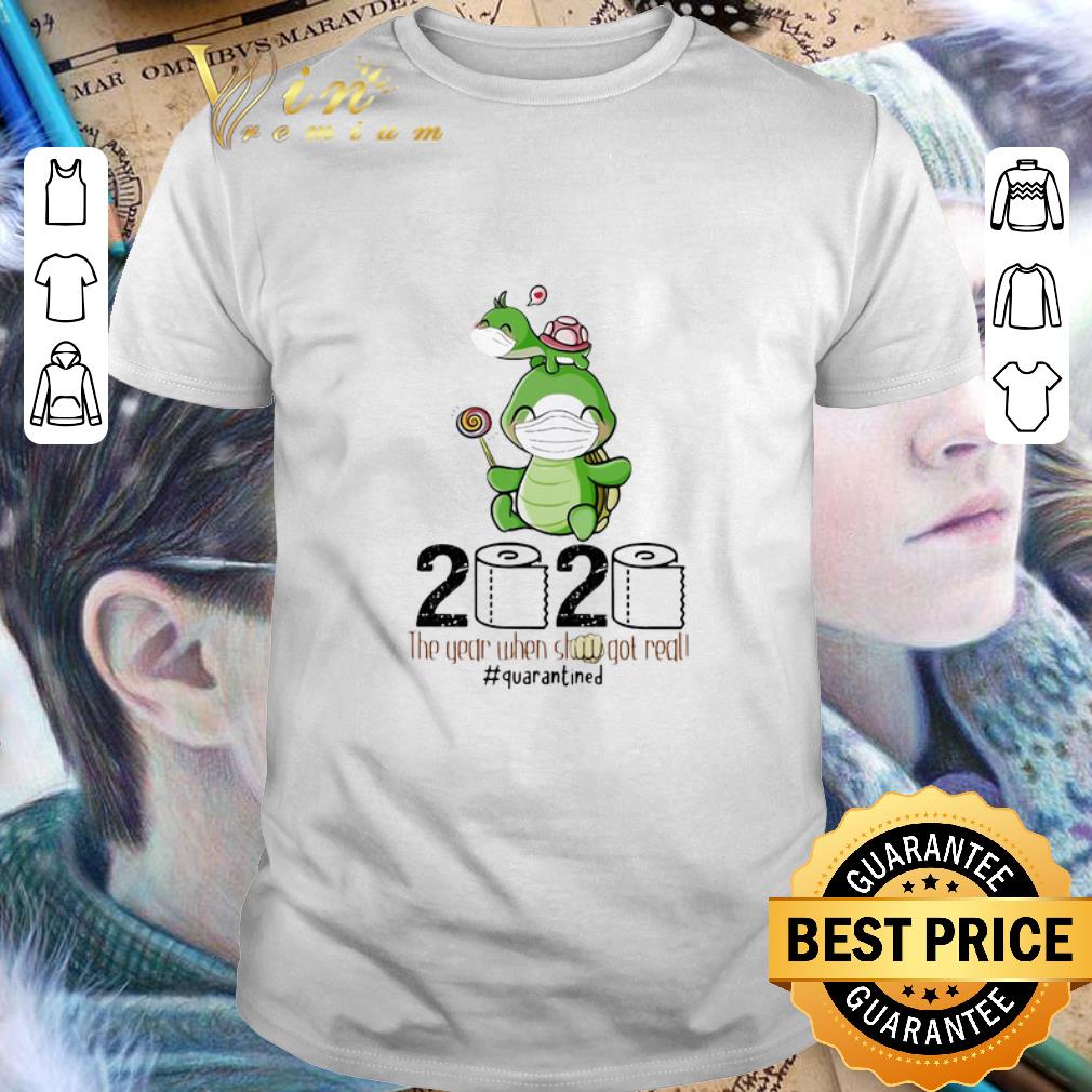 Tibetan Spaniel 2020 the year when shit got real quarantined Coronavirus shirt 6