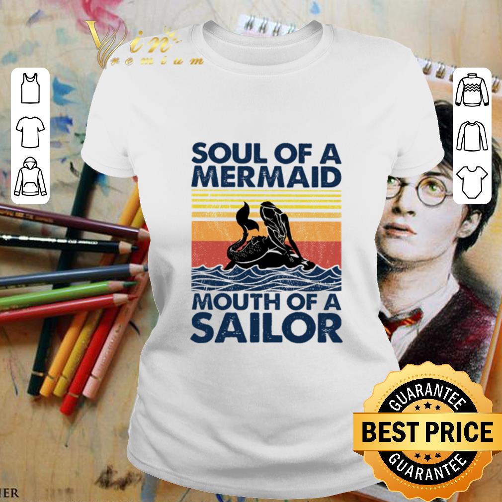 Mermaid soul of a mermaid mouth of a sailor vintage shirt 2