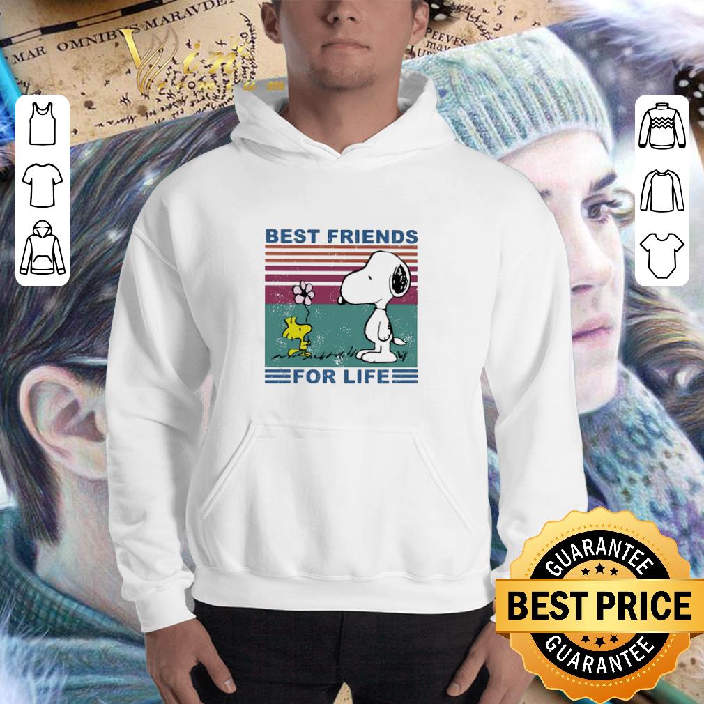 Vintage Snoopy And Woodstock Best Friends For Life shirt 3