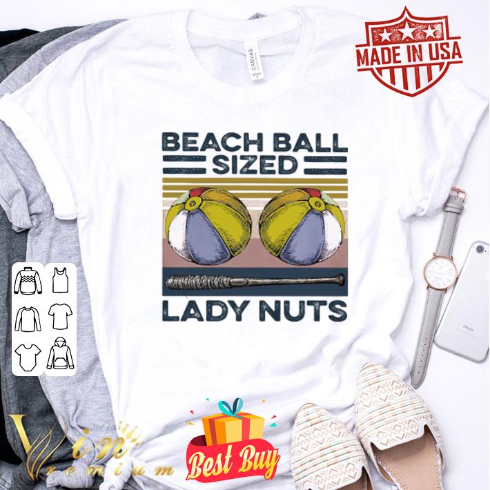 Beach ball sized lady nuts vintage The Walking Dead shirt