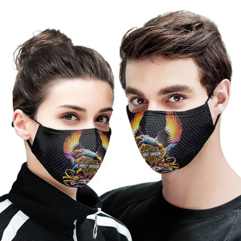 Eagle Harley-Davidson legends are forever face mask with ...