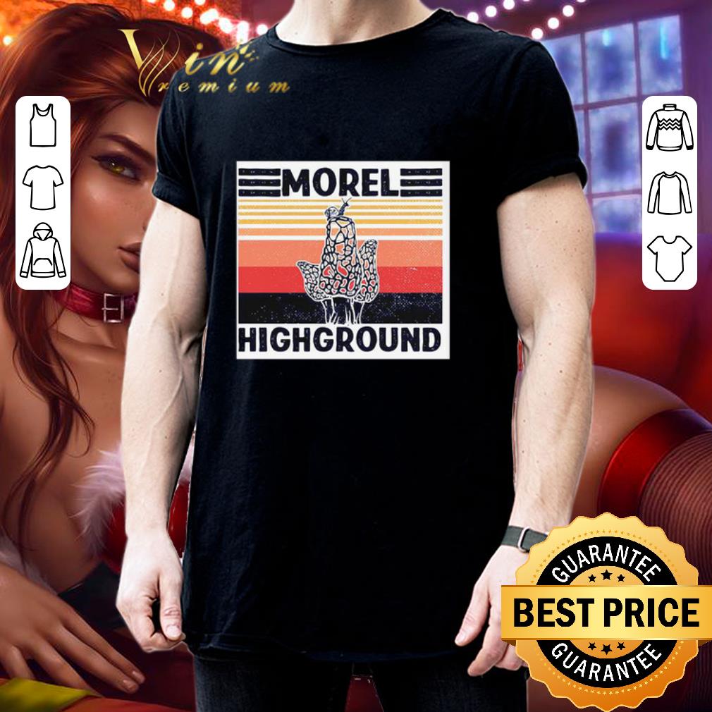 Mushroom morel highground vintage shirt 3
