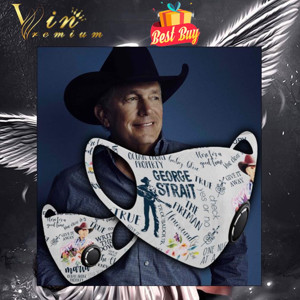 George Strait King of Country face mask with filter 2