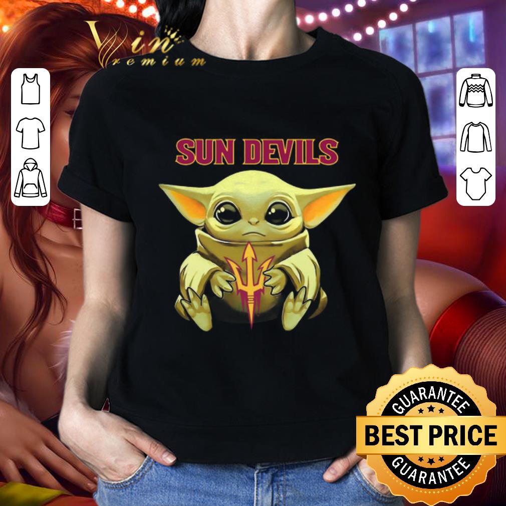Baby Yoda hug Arizona State Sun Devils shirt Baby Yoda hug Arizona State Sun Devils shirt 2