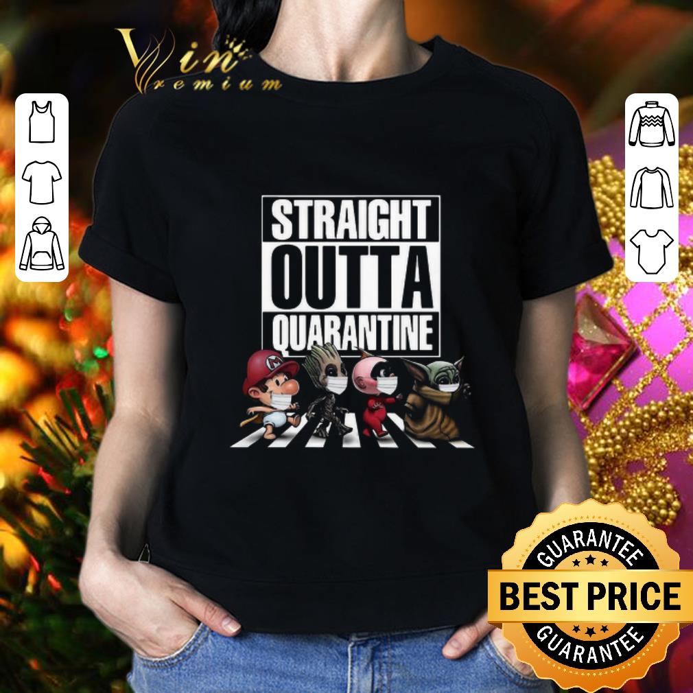 Straight Outta quarantine Mario Baby Groot Jack-Jack Parr Yoda shirt Straight Outta quarantine Mario Baby Groot Jack-Jack Parr Yoda shirt 2