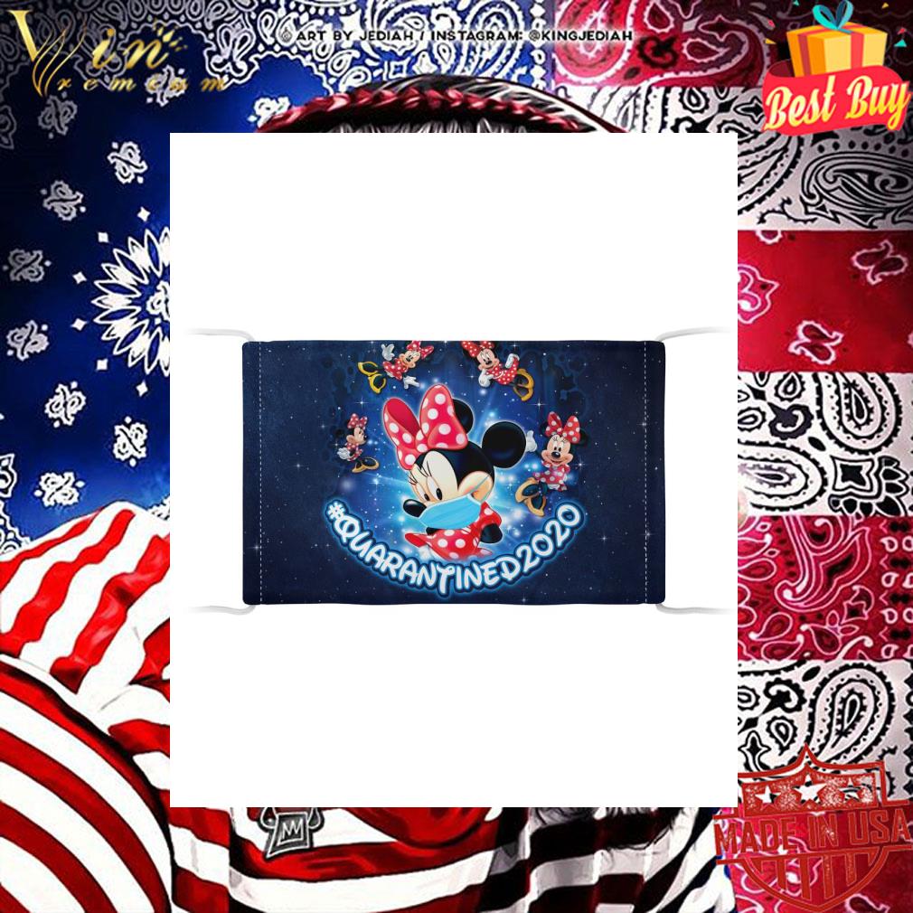 Minnie mouse quarantined 2020 Coronavirus face mask with filter 3