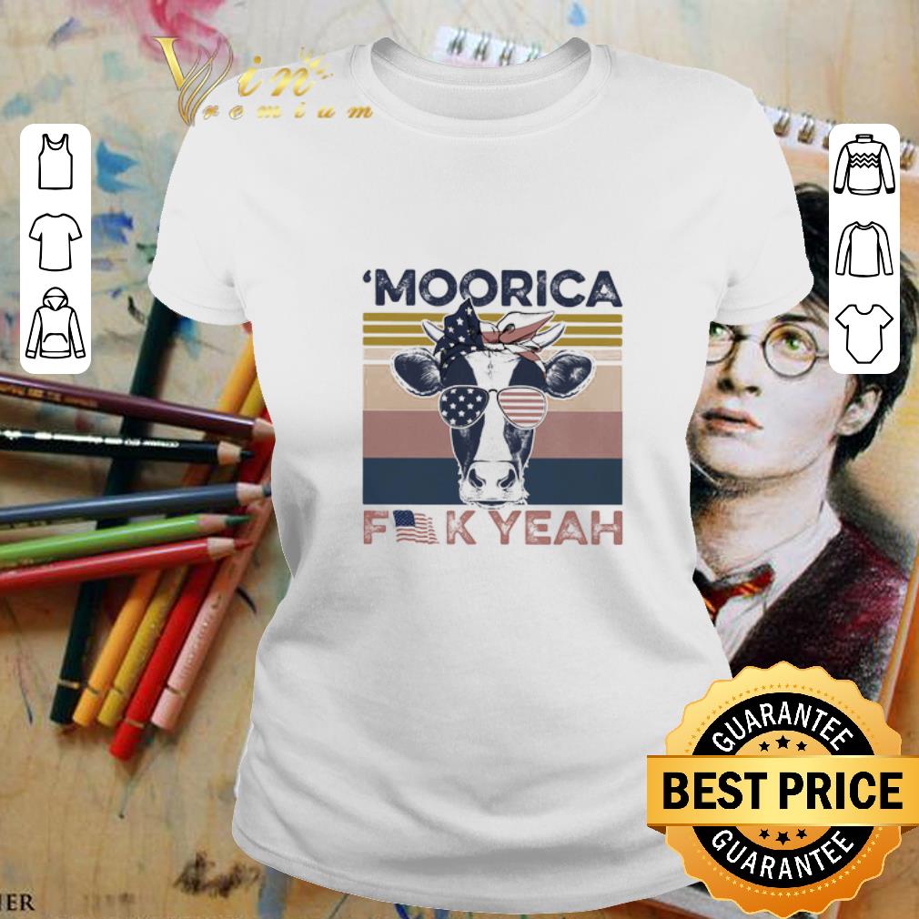 Cow glasses moorica fuck yeah vintage shirt 2
