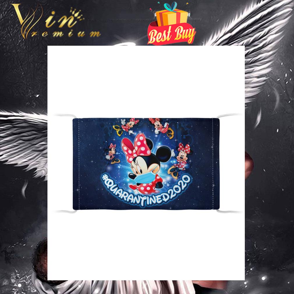 Minnie mouse quarantined 2020 Coronavirus face mask with filter 2