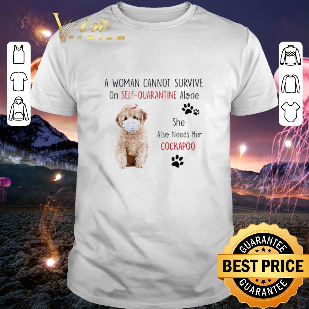 A woman cannot be quarantined alone books and cats Coronavirus shirt 6