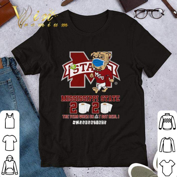 LSU Tiger 2020 the year when shit got real quarantined Coronavirus shirt 6