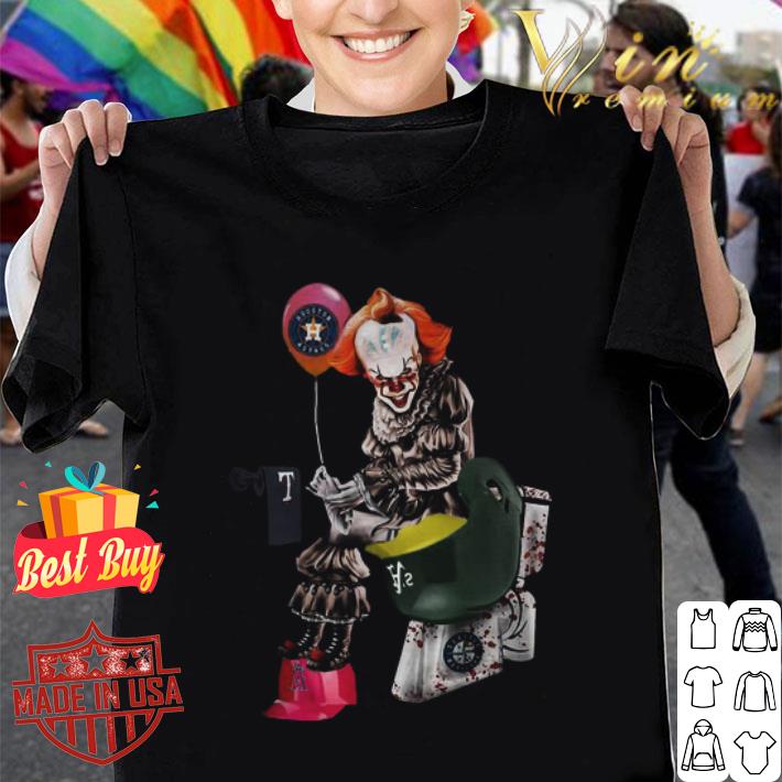 Pennywise It Sitting Toilet Houston Astros Champion 2019 shirt