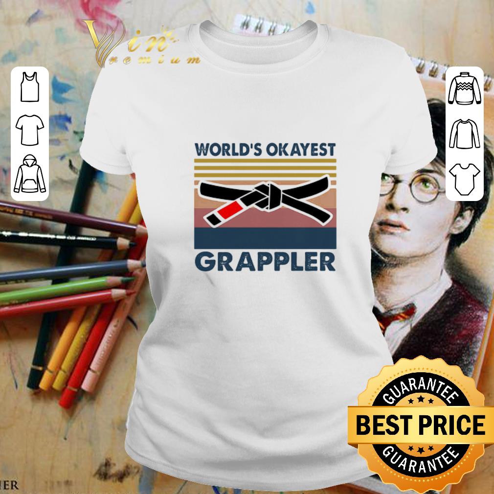Vintage World’s Okayest Grappler shirt 2