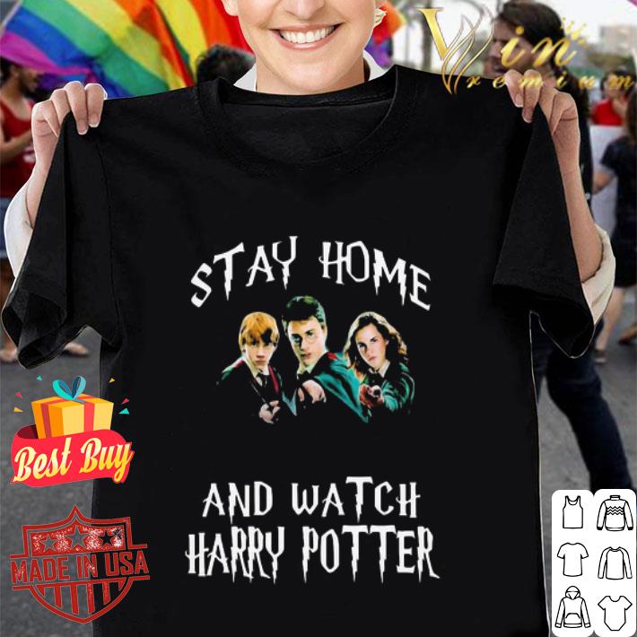 Stay home and watch Harry Potter main character shirt