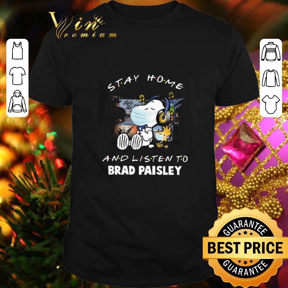 Snoopy stay home and listen to Charlie Daniels Covid-19 shirt 7