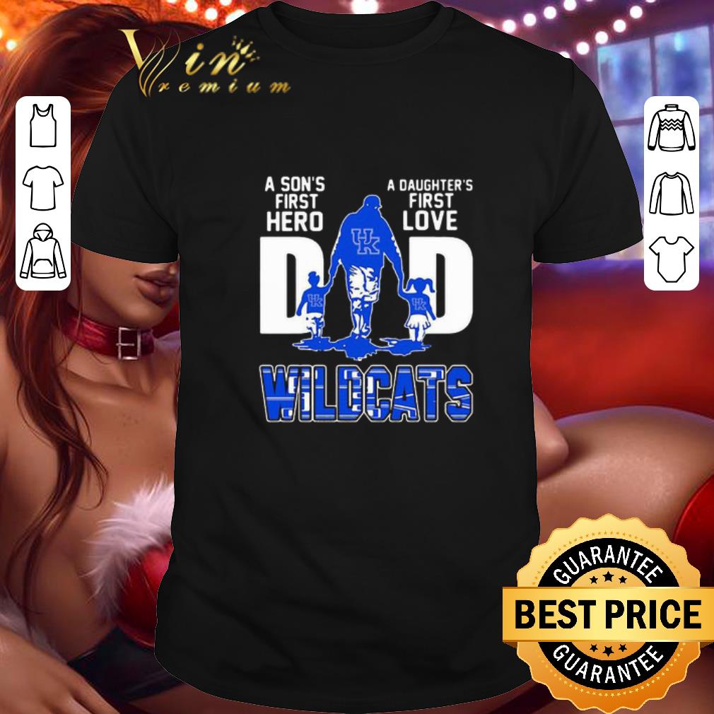 A Son’s First Hero A Daughter’s First Love Dad Notre Dame Fighting Irish Logo shirt 7