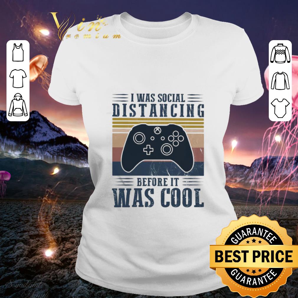 I was social distancing before it was cool game vintage shirt 2