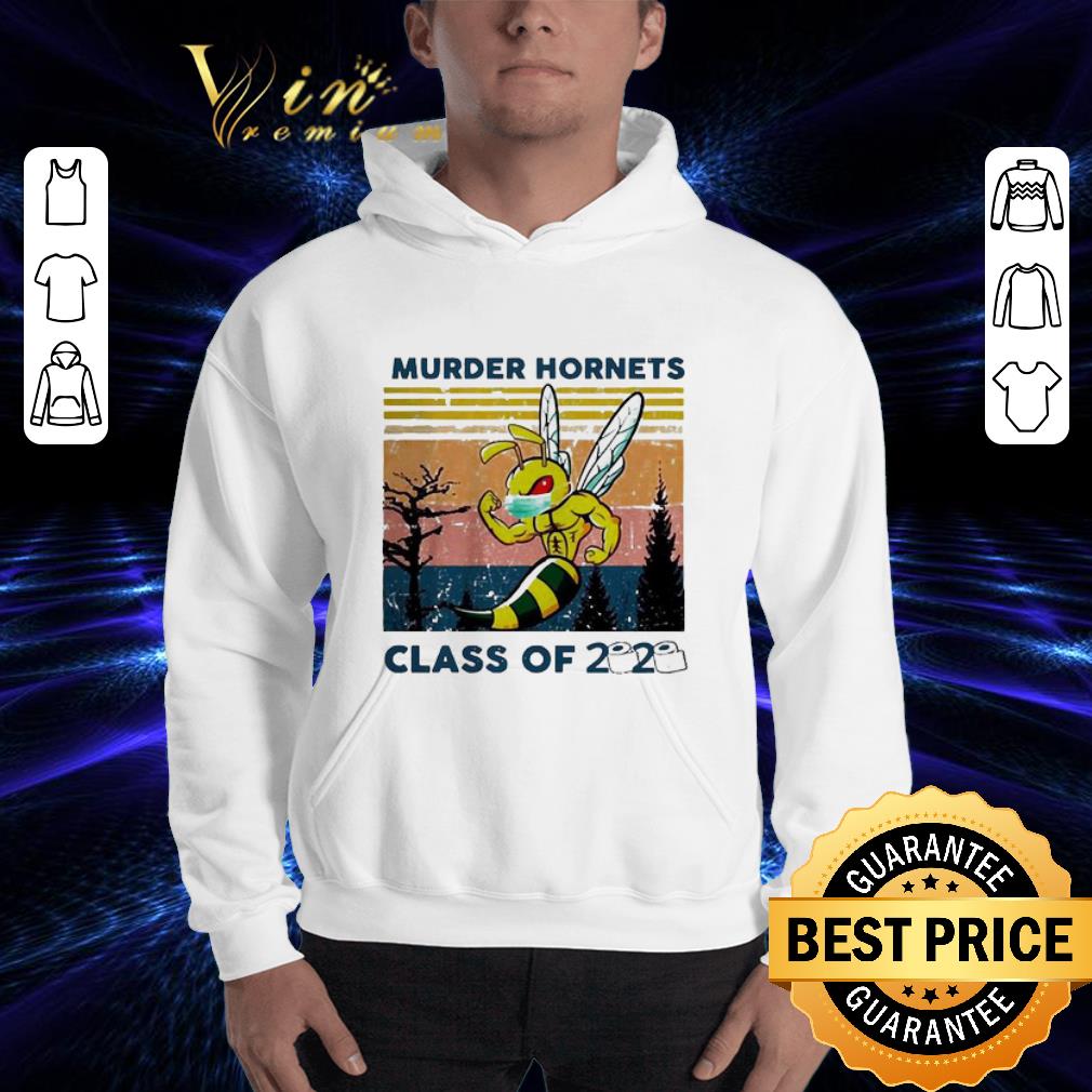 Vintage Strong Bee Murder Hornets Class Of 2020 Coronavirus shirt 3