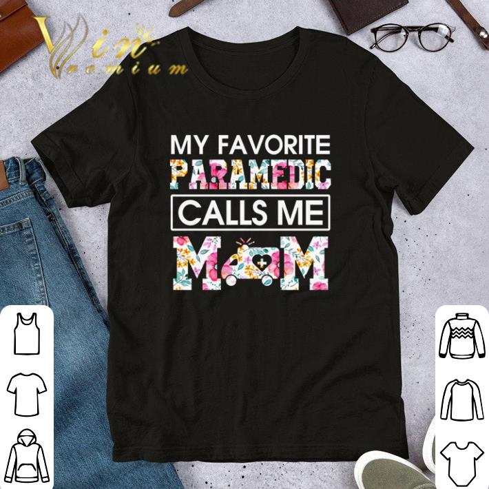 My favorite hair stylist calls me mom floral mother day shirt 6