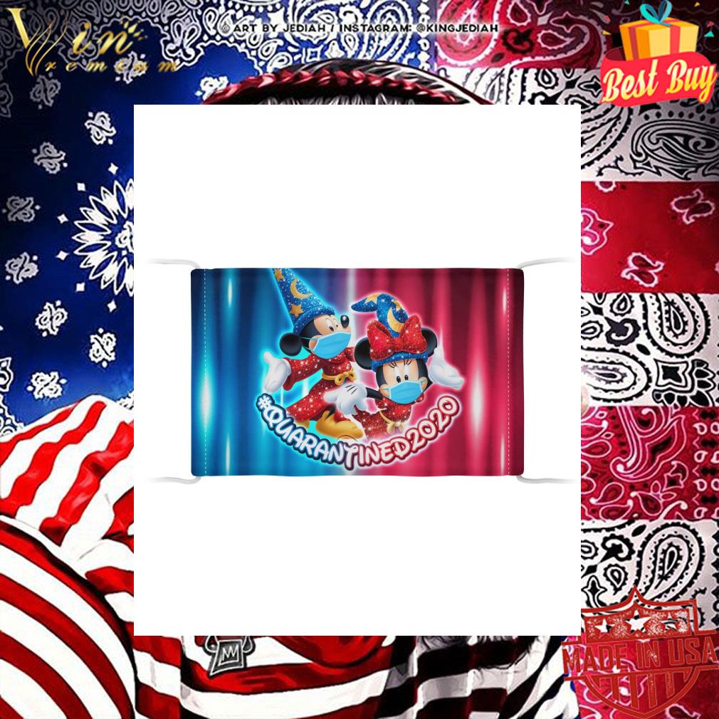 Mickey and Minnie mouse quarantined 2020 Coronavirus face mask with filter 3
