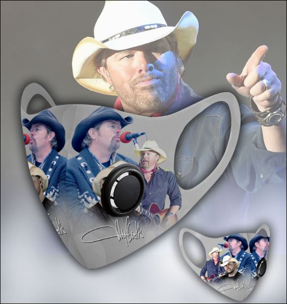 Willie Nelson signature face mask with filter 7