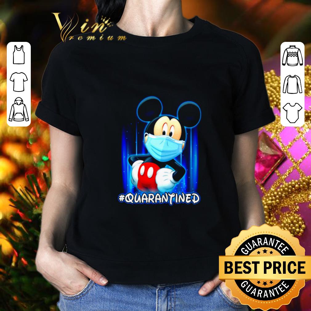 Mickey Mouse and Minnie mouse mask #quarantined Coronavirus shirt 6