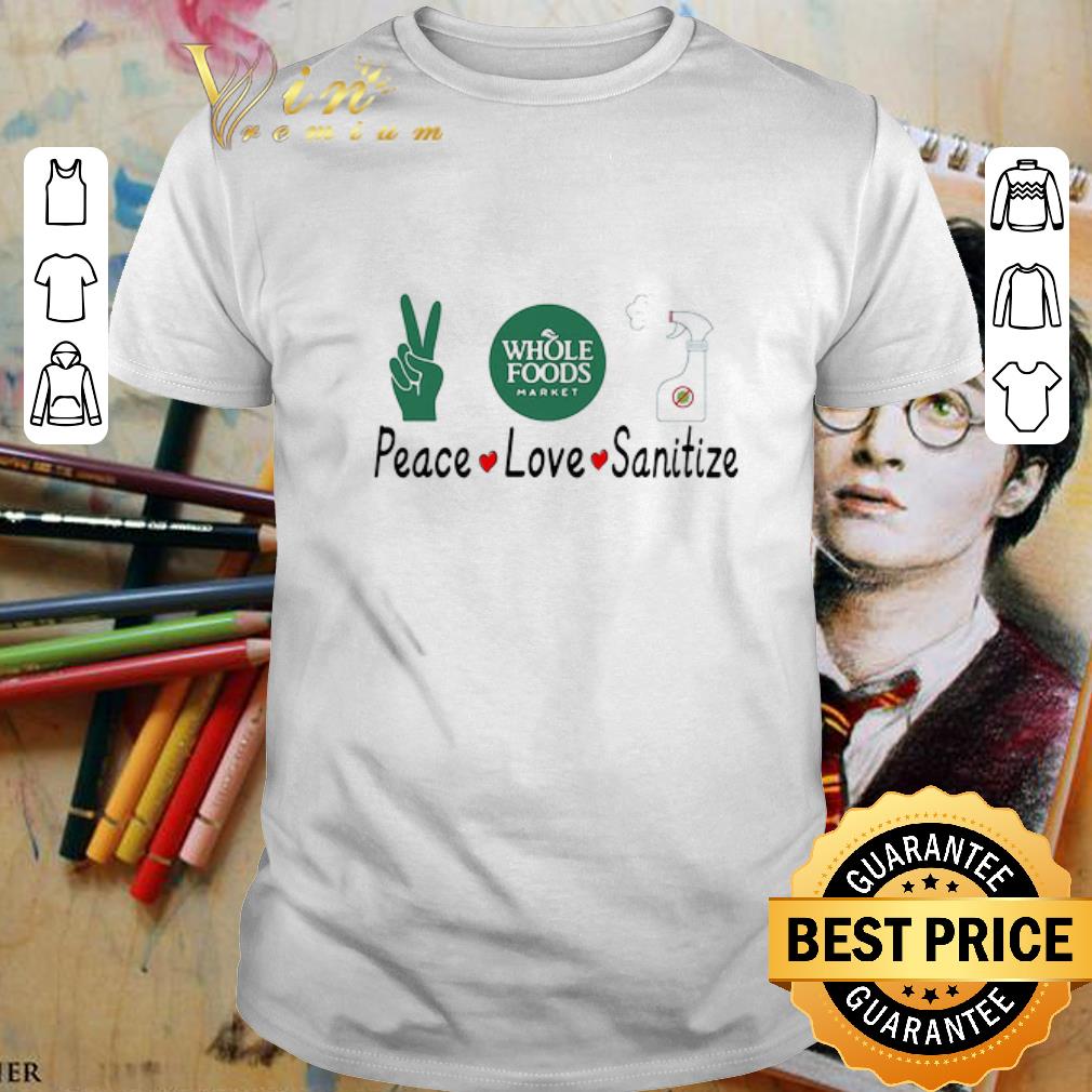 Wendy's Peace Love Sanitize Covid-19 shirt 6