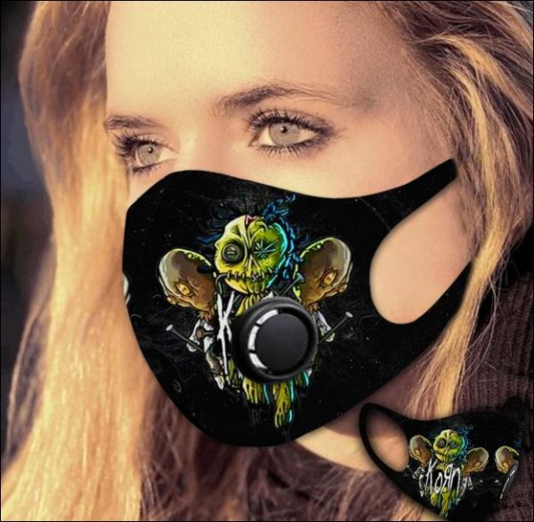 Korn band face mask with filter 2