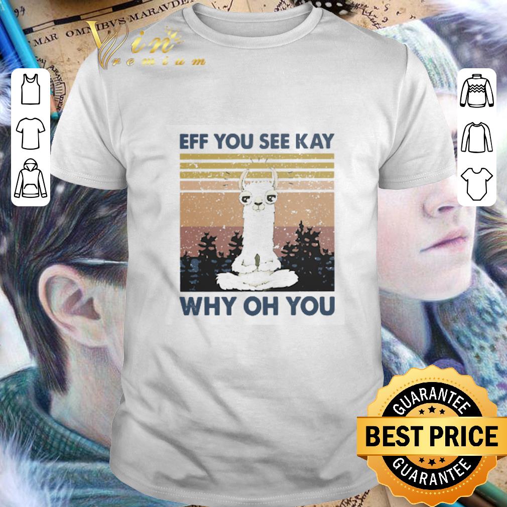 Yoga Llama Namaste Mother fucker vintage shirt 7