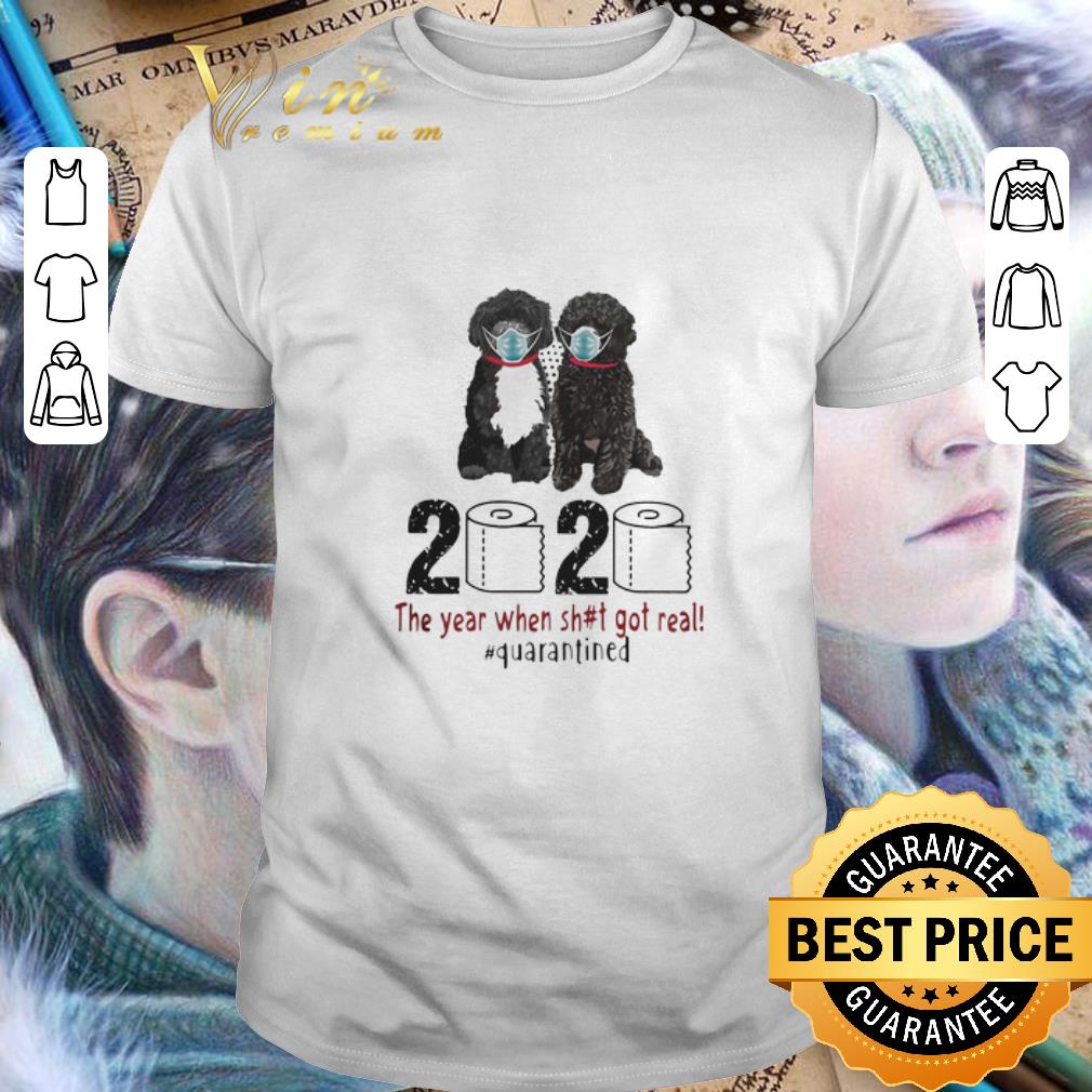Rottweiler 2020 the year when shit got real quarantined Covid-19 shirt 7