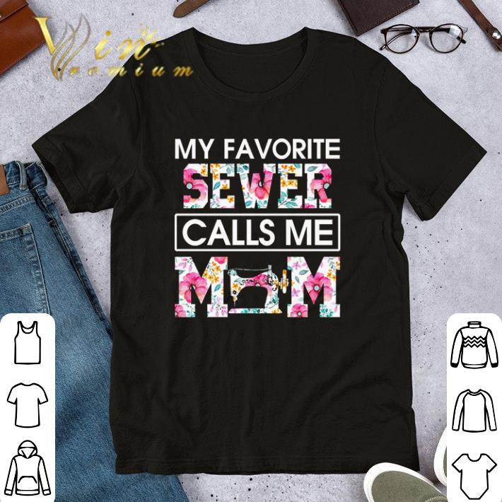My favorite teacher calls me mom floral mother day shirt 7