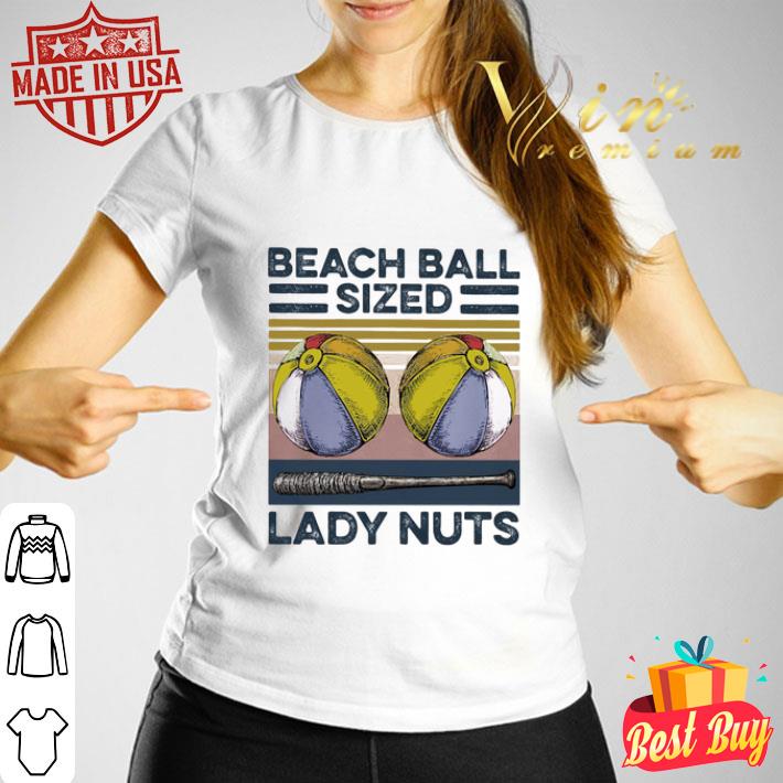 Beach ball sized lady nuts vintage The Walking Dead shirt