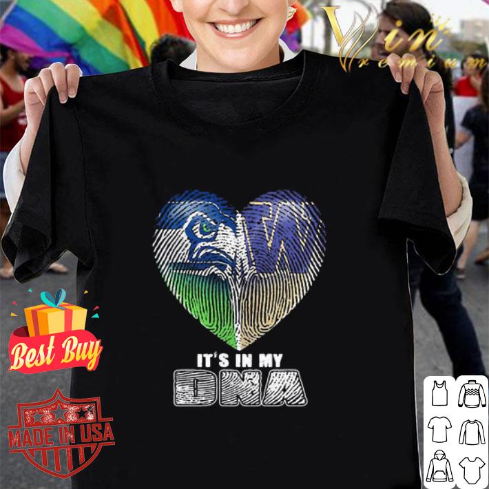 Love Seattle Seahawks And Winnipeg Blue Bombers It’s In My DNA shirt