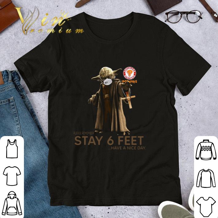 Master Yoda mask McDonald's Please remember stay 6 feet Coronavirus shirt 6