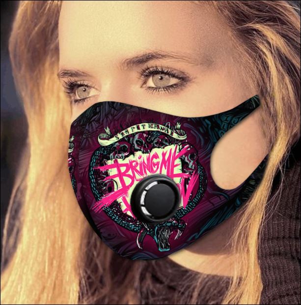 Bring Me the Horizon Rock band face mask with filter 3