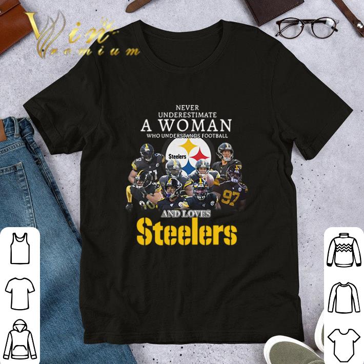 Never underestimate a woman who understands football Pittsburgh Penguins shirt 7