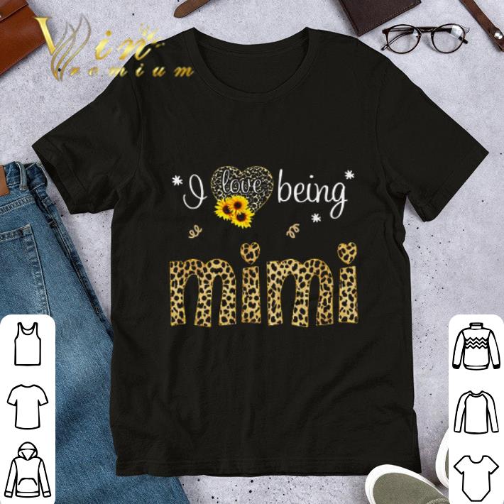 I love being Nana sunflower leopard sunflower shirt 7