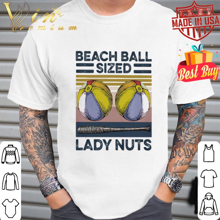 Beach ball sized lady nuts vintage The Walking Dead shirt