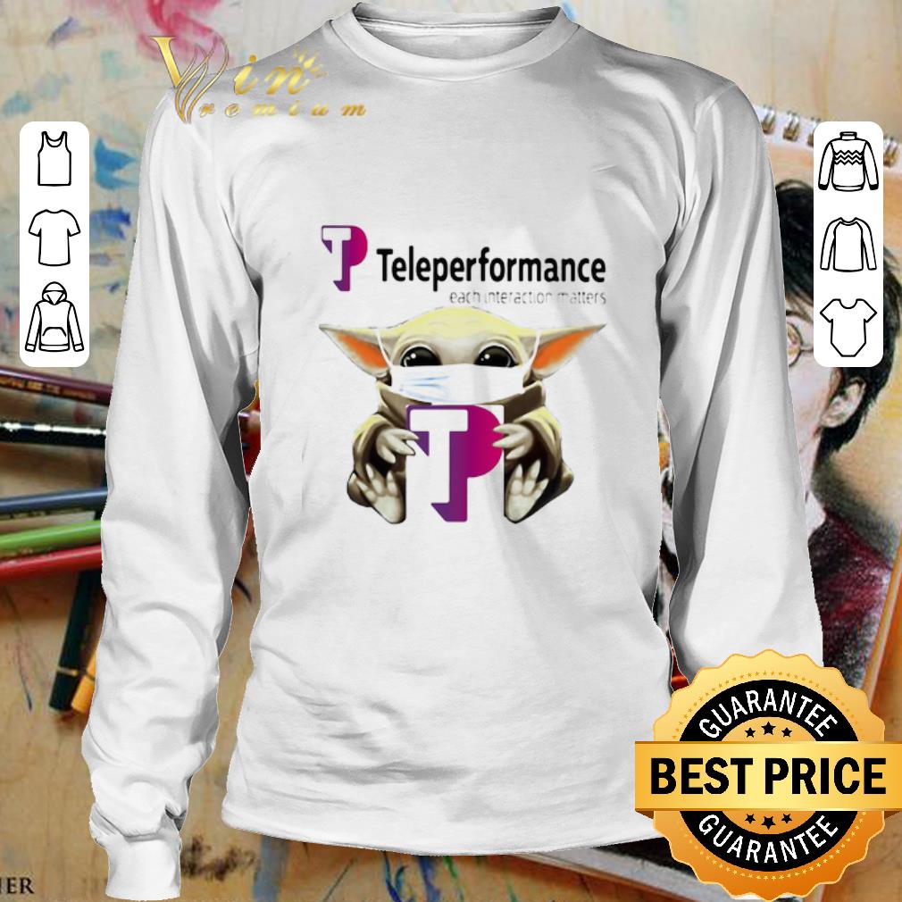 Star Wars Baby Yoda mask Teleperformance Coronavirus shirt Star Wars Baby Yoda mask Teleperformance Coronavirus shirt 3