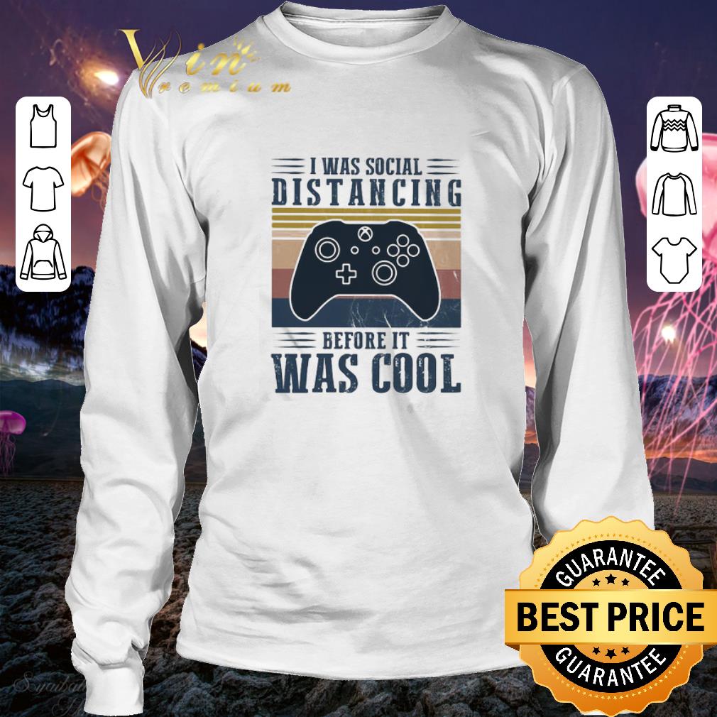 I was social distancing before it was cool game vintage shirt 3