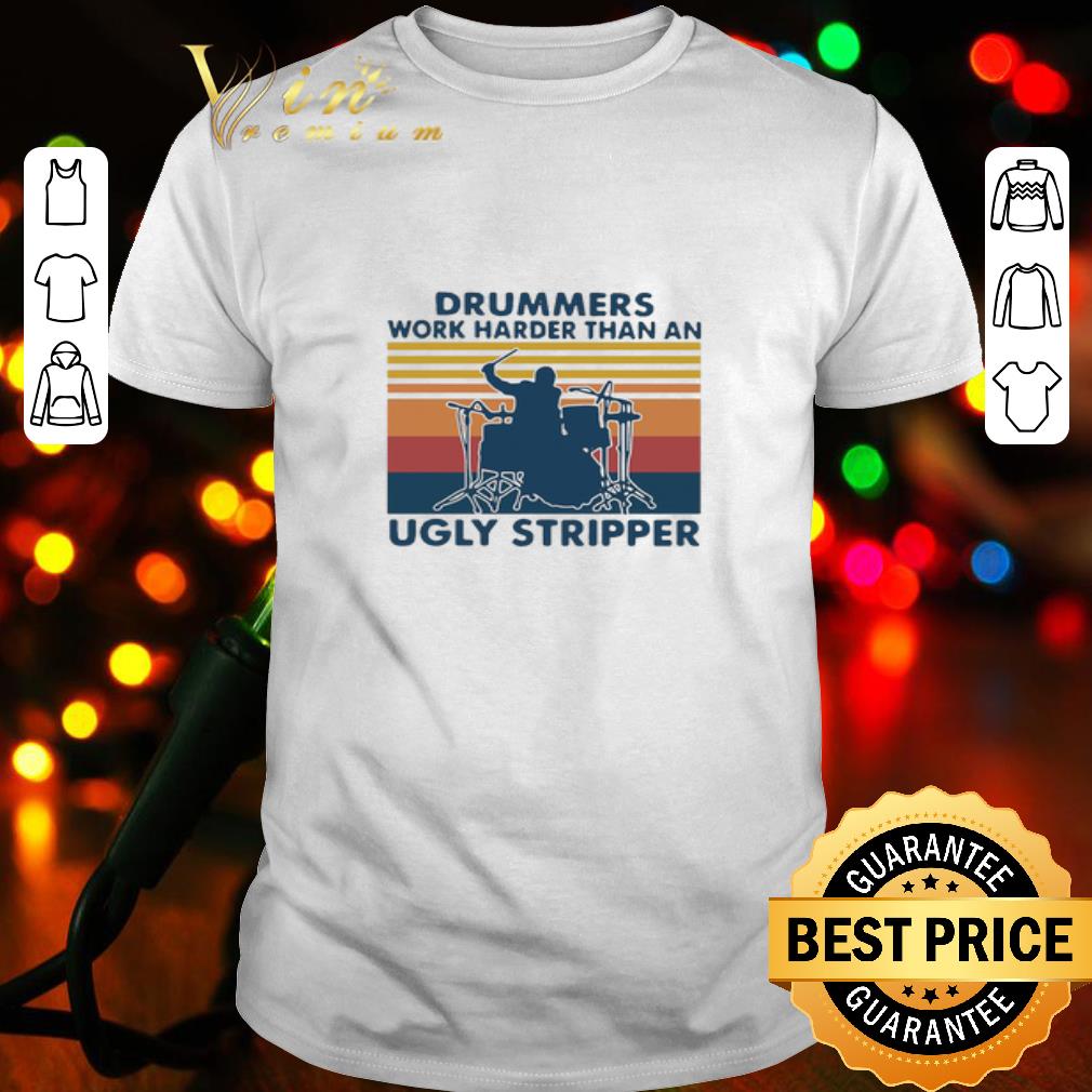 Vintage drummers work harder than an ugly stripper shirt