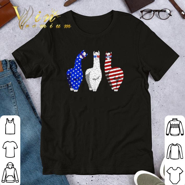 Llamas Firework 4th Of July Independence Day shirt 7