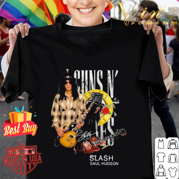 Guns N’ roses slash saul hudson guitar signature shirt