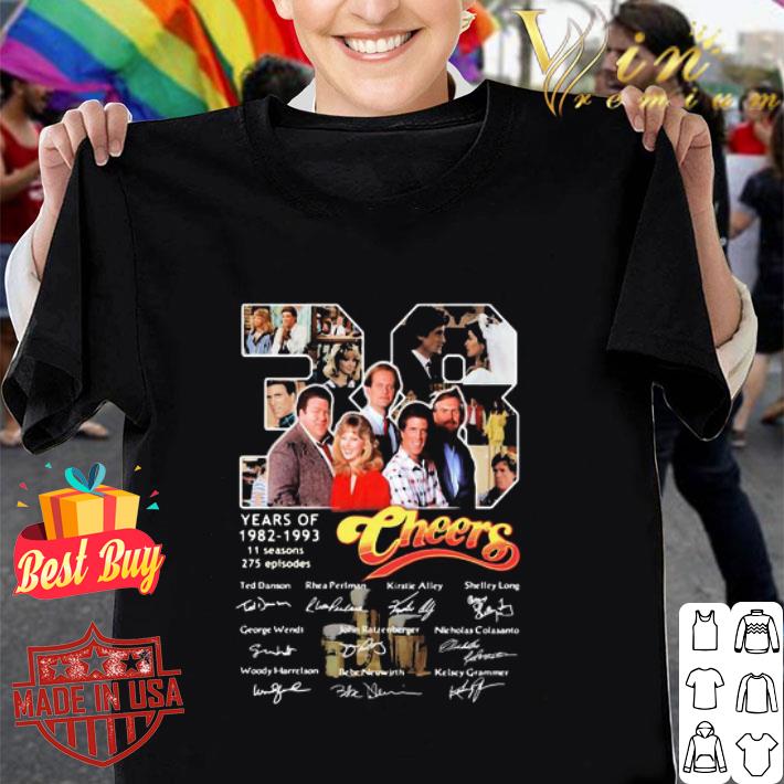 38 Years Of 1982-1993 Cheers 11 seasons 275 episodes Signatures shirt