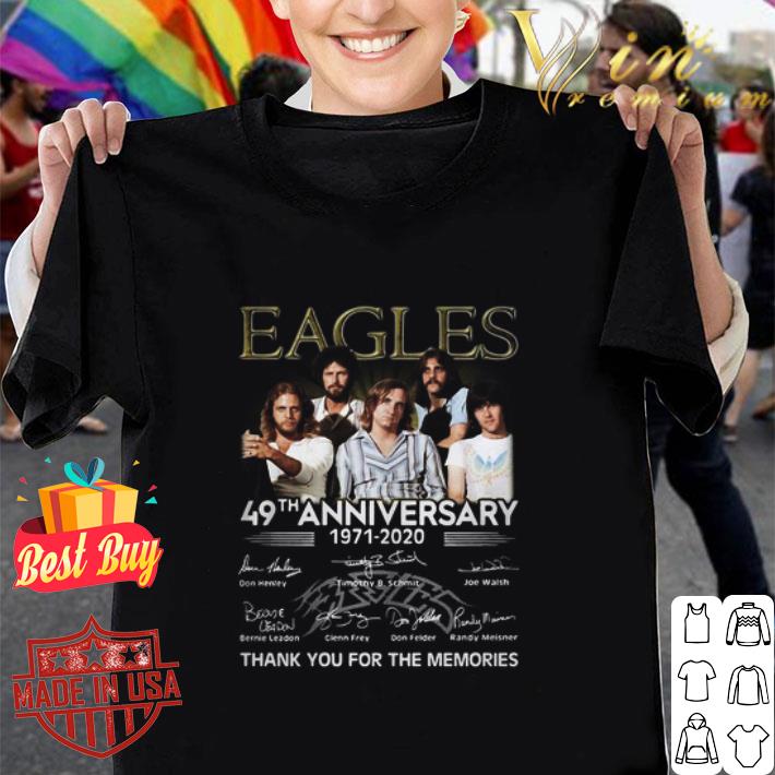 Eagles Band 49th Anniversary 1971-2020 Signatures shirt