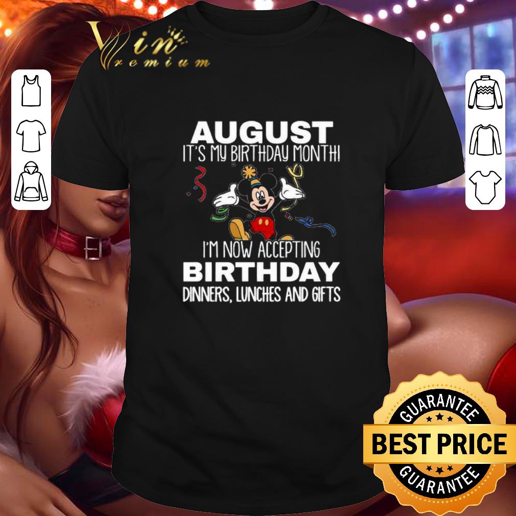 Mickey April it’s my birthday month I’m now accepting birthday shirt 6