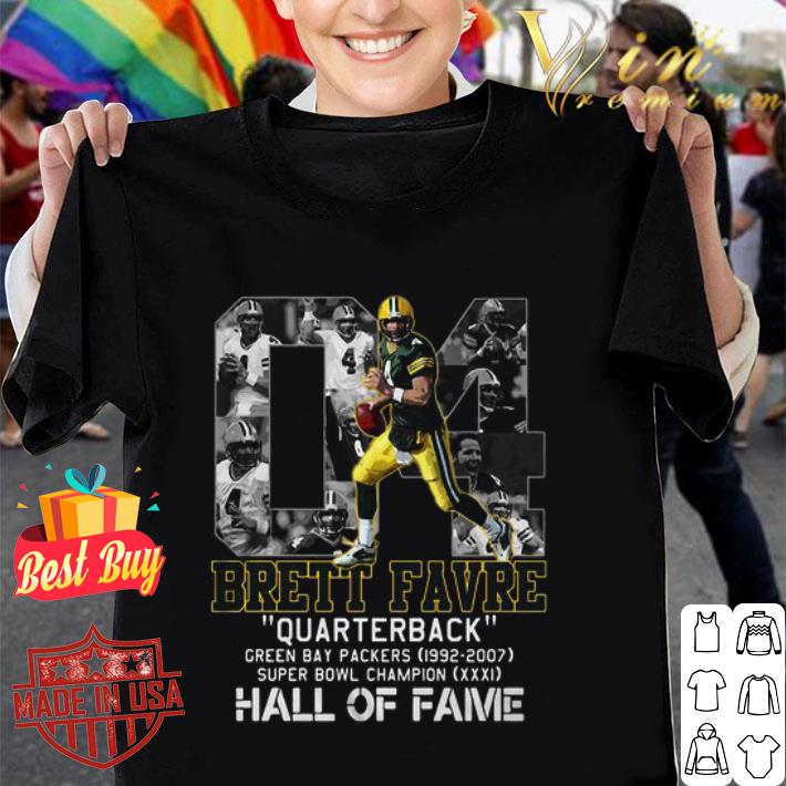 04 Brett Favre Quarterback Green Bay Packers 1992 2007 Super Bowl shirt