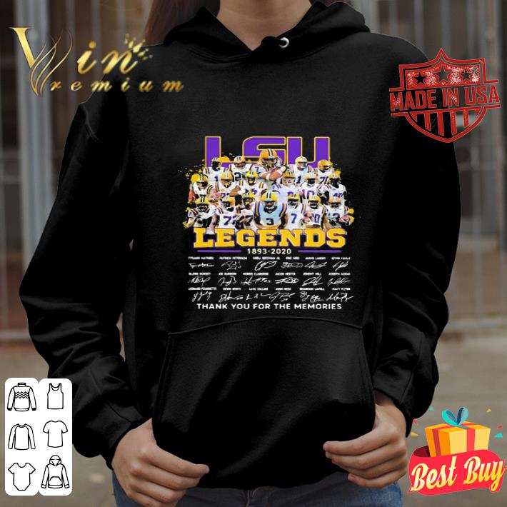 LSU Tigers Legends 1893-2020 Signatures shirt LSU Tigers Legends 1893-2020 Signatures shirt
