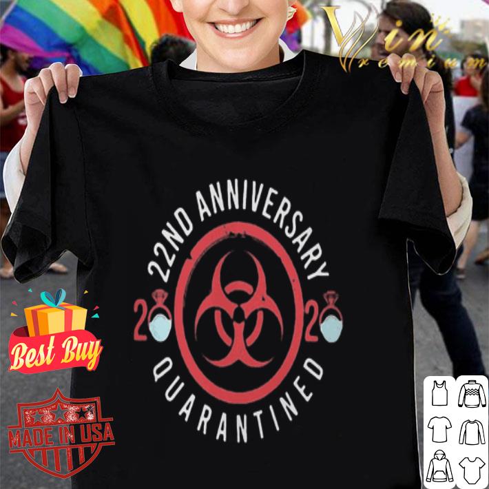 22st anniversary 2020 quarantined Coronavirus shirt